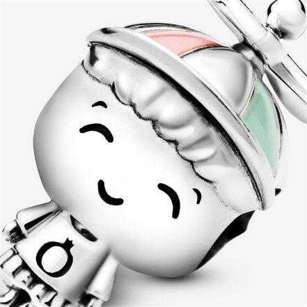Pandora Moments Boy Silver Charm