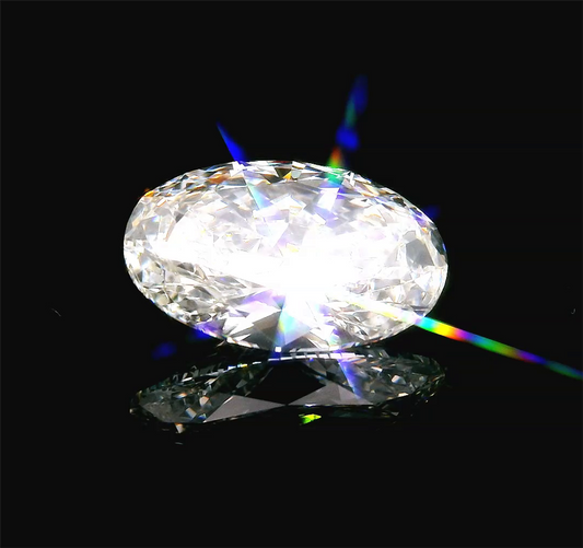 Lab Grown 4.10 ct Oval Diamond