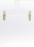 14K Yellow Gold and 0.47 CTW Diamond Huggie Hoop Earrings