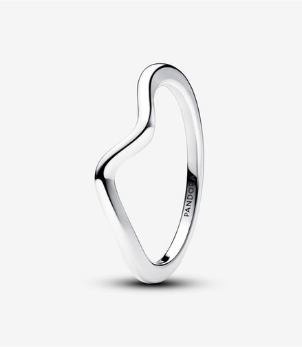 Pandora Timeless Polished Wave Ring Size 6