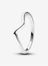 Pandora Timeless Polished Wave Ring Size 7.5