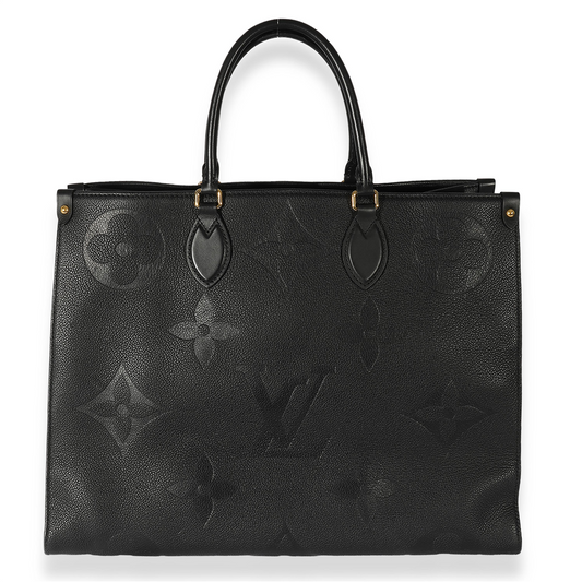 Gently Loved Louis Vuitton "On The Go" Black Empriente Bag