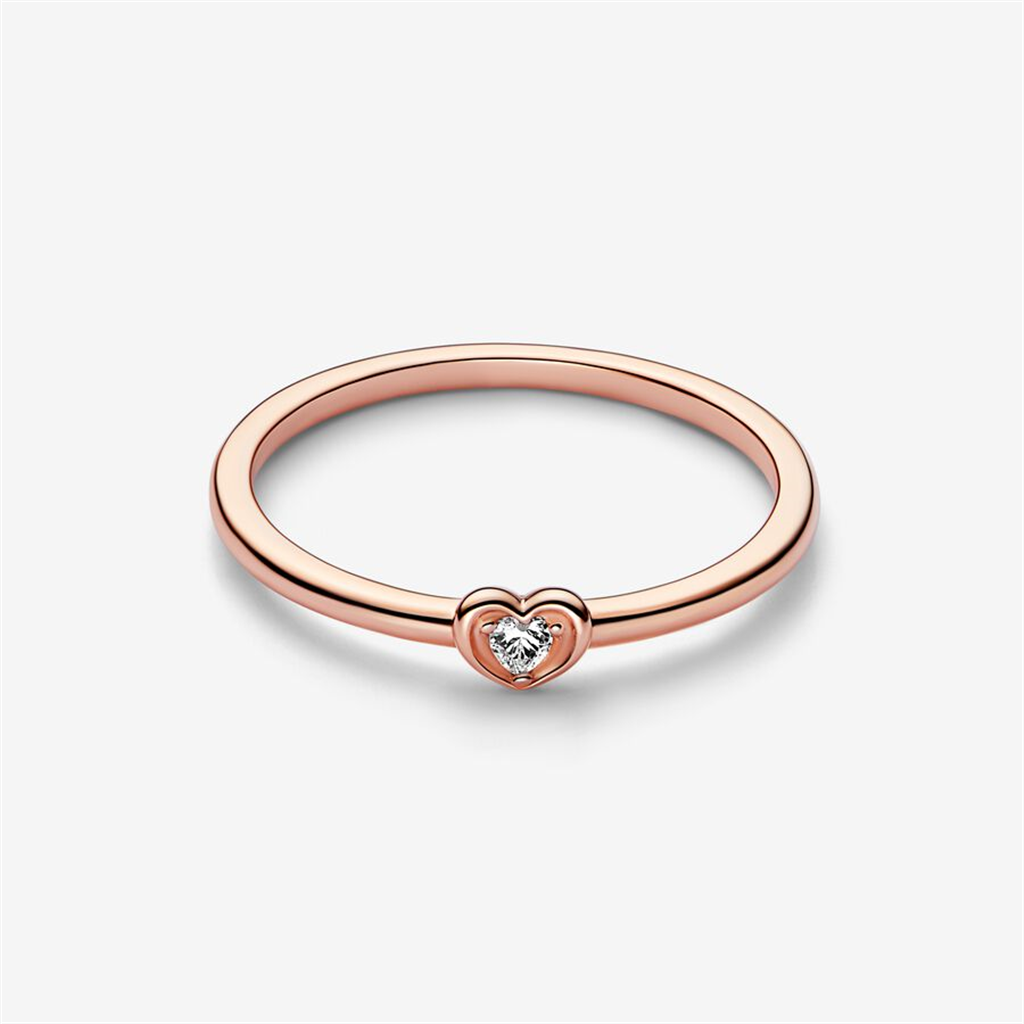 Pandora Moments Radiant Heart Ring Size 7.5