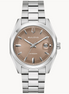 Bulova Men's Surveyor Automatic Stainless Steel Watch With Brown Dial