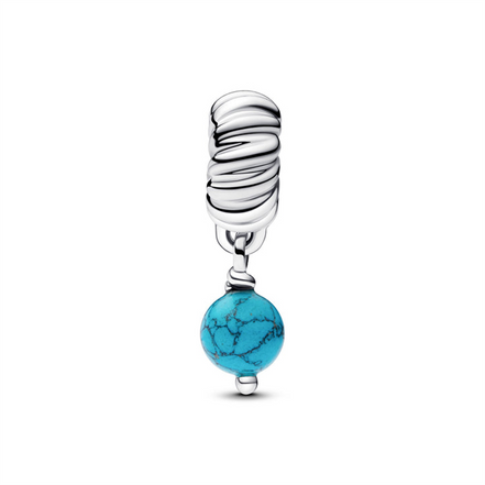 Pandora Turquoise-colored Dangle Charm