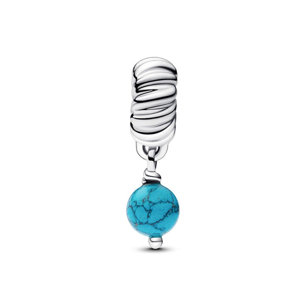 Pandora Turquoise-colored Dangle Charm