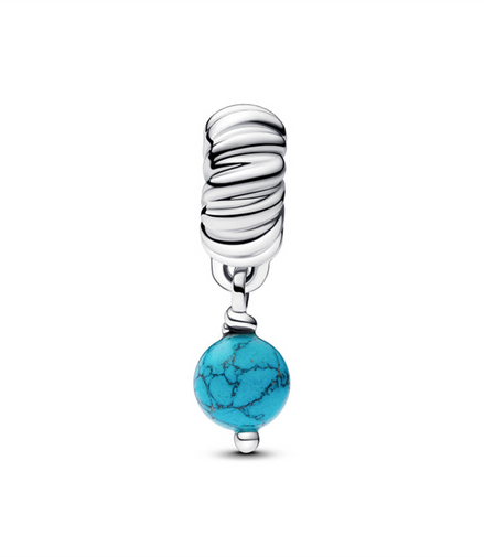 Pandora Turquoise-colored Dangle Charm