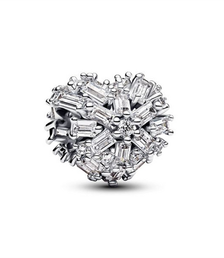 Pandora Sparkling Heart Charm