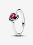 Pandora Moments October Pink Eternity Circle Ring Size 6