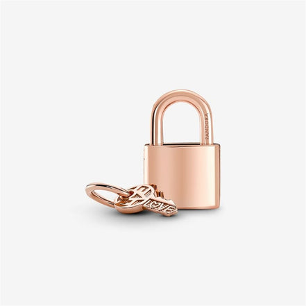 Pandora Moments Padlock & Key Dangle Charm