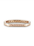 Pandora Rose Logo Bar Stacking Ring Size 6