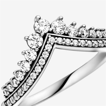Pandora Timeless Princess Wishbone Ring Size 3.5