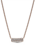 Pandora Timeless Pavé Double-Row Bar Collier Necklace 45 cm