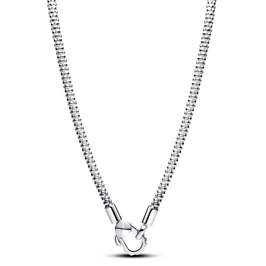 Pandora Moments Studded Clasp And Chain Necklace 45 cm