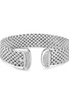 Phillip Gavriel Silver And 0.24 CTW Diamond Popcorn Buckle Cuff Bracelet