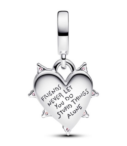 Pandora Moments Friendship Opalescent Double Dangle Charm