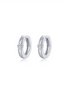 0.34 CTW High Polished Huggie Earrings