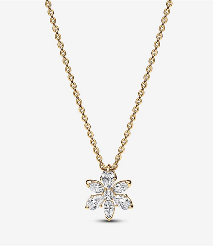 Pandora Timeless Sparkling Herbarium Cluster Pendant Necklace