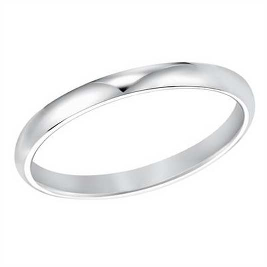Frederick Goldman 14K White Gold Comfort Fit Wedding Band Size 7