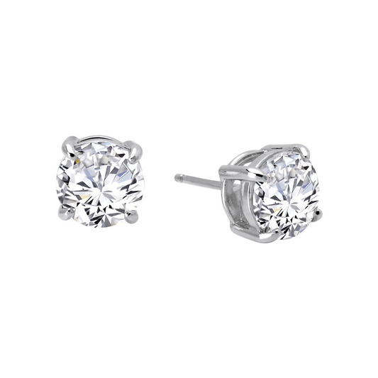 Lafonn 3 CTW Solitaire Simulated Diamond Stud Earrings