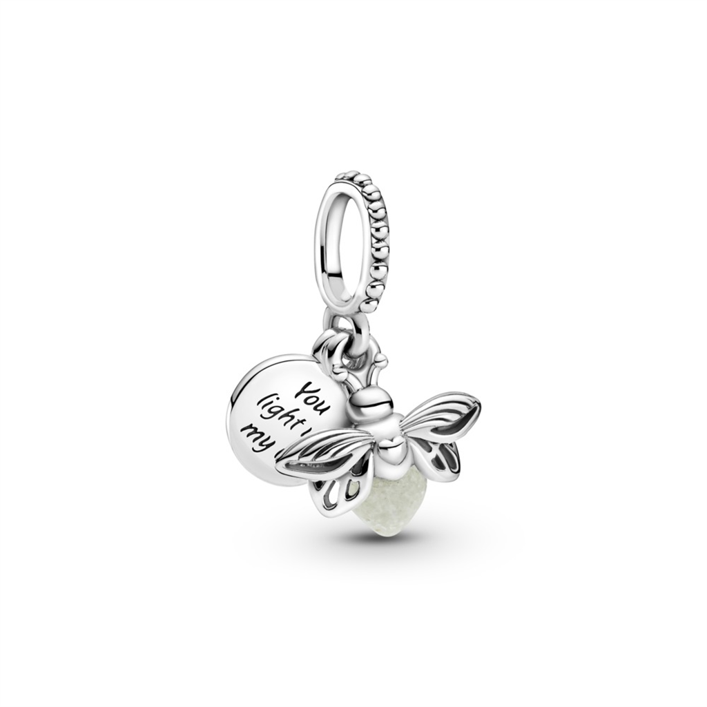 Pandora Moments Glow-In-The-Dark Firefly Dangle Charm