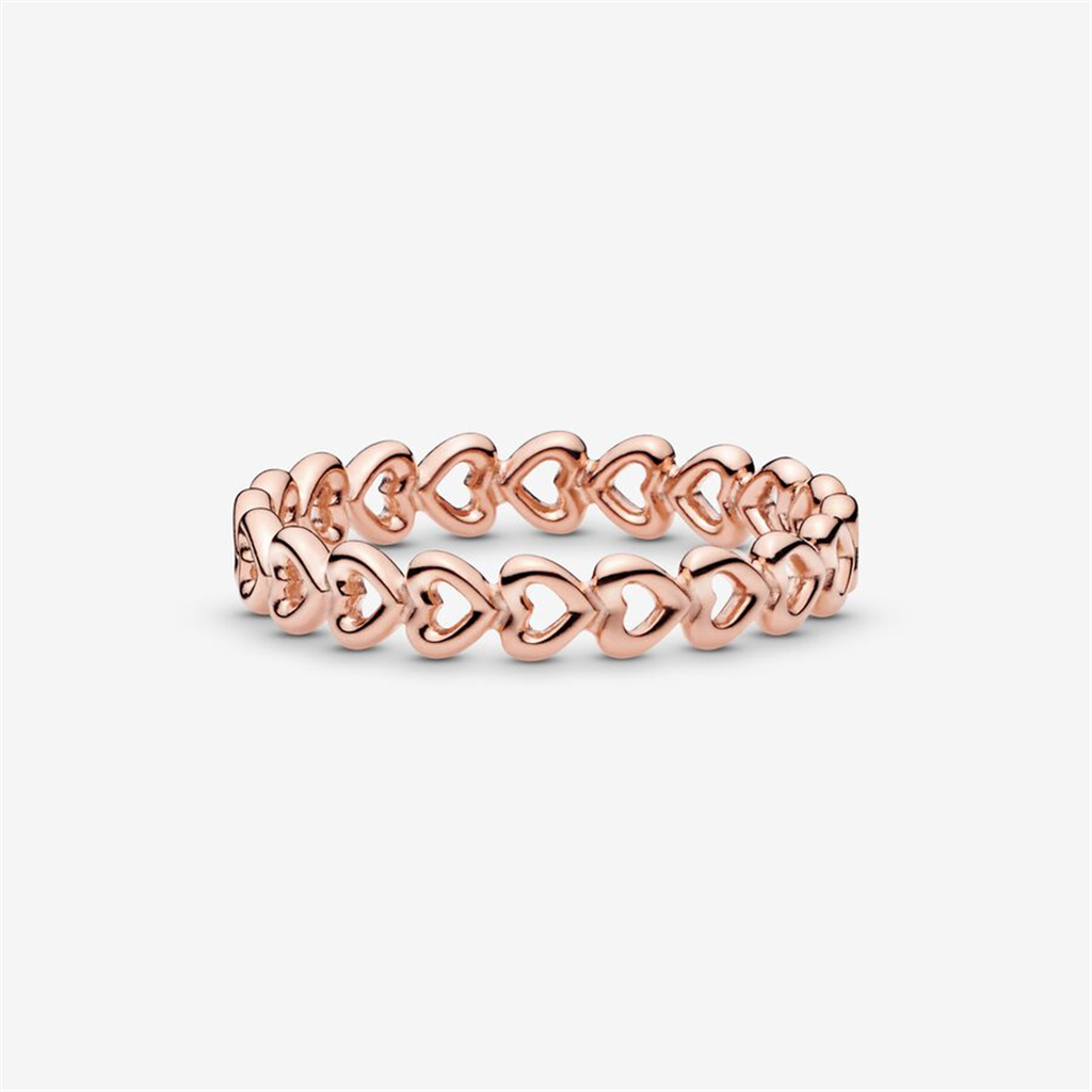 Pandora Moments Linked Love Ring Size 5