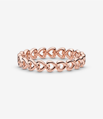 Pandora Moments Linked Love Ring Size 5