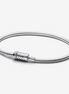 Pandora Moments Sliding Magnetic Clasp Snake Chain Bracelet Size 19