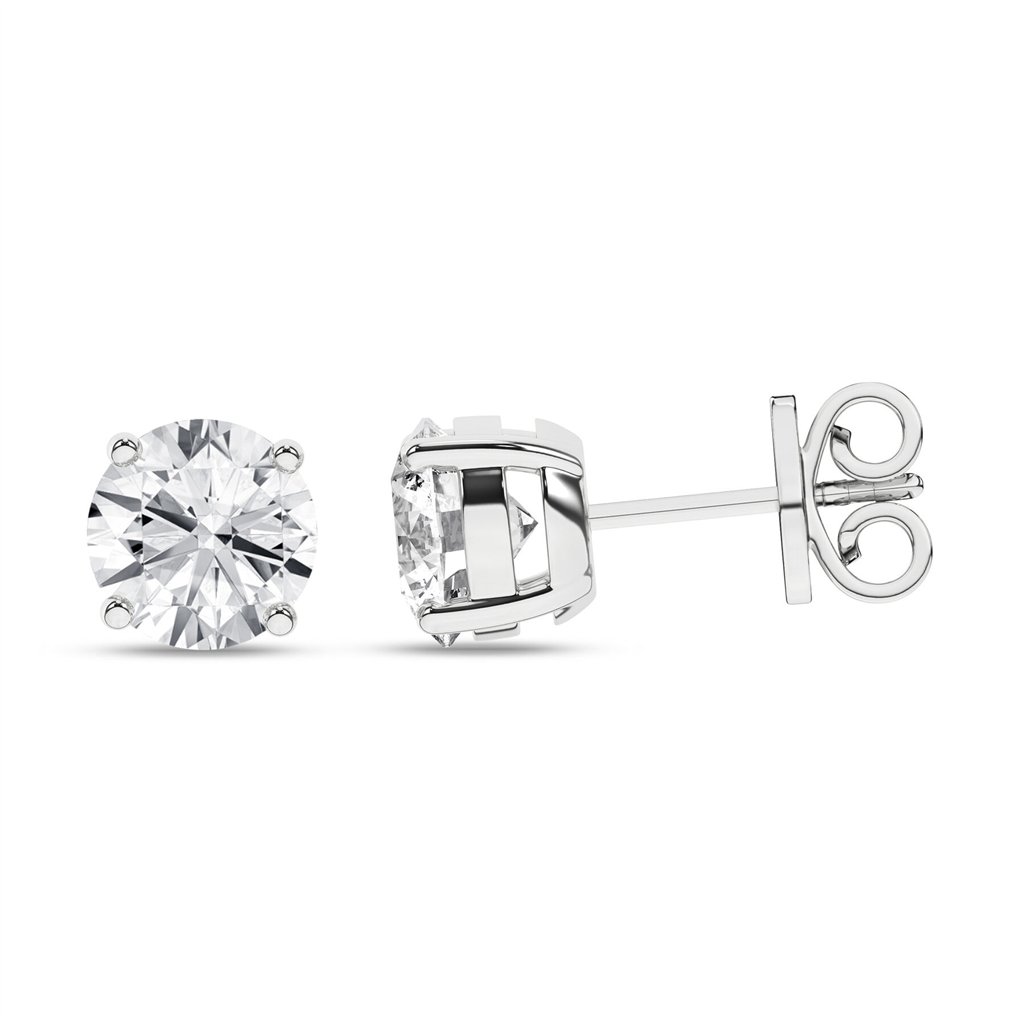 Revelation 14K Gold 2 CT Lab Grown Diamond Sutd Earrings