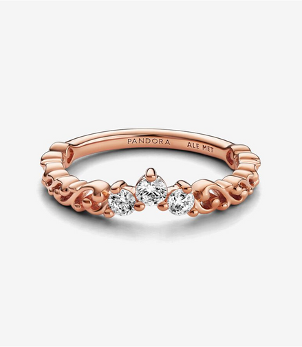 Pandora Timeless Regal Swirl Tiara Ring Size 6