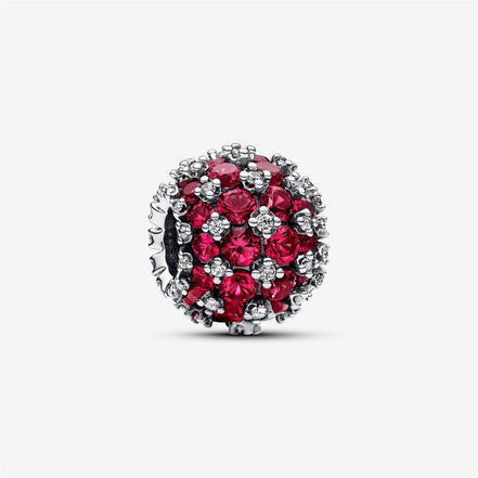 Pandora Moments Sparkling Pavé Round Pink Charm