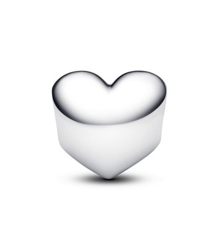 Pandora Engravable Red Stone Heart Charm
