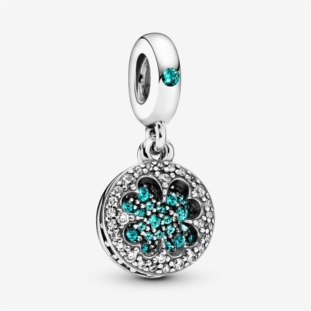 Pandora Moments Lucky Four Leaf Clover Dangle Charm
