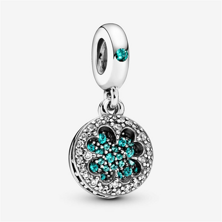 Pandora Moments Lucky Four Leaf Clover Dangle Charm