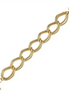 Susan Shaw Textured Double Link Chain Bracelet