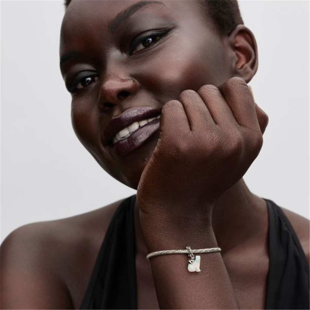 Pandora Polar Bear Mother & Cub Dangle Charm