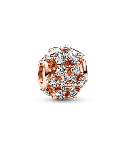 Pandora Moments Sparkling Herbarium Cluster Round Charm