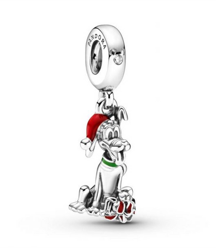 Pandora - Disney, Pluto Christmas Gift Charm