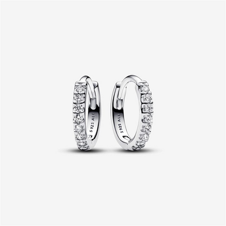Pandora Timeless Sparkling Huggie Hoop Earrings
