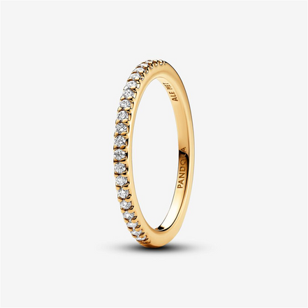 Pandora Timeless Sparkling Band Ring Size 7