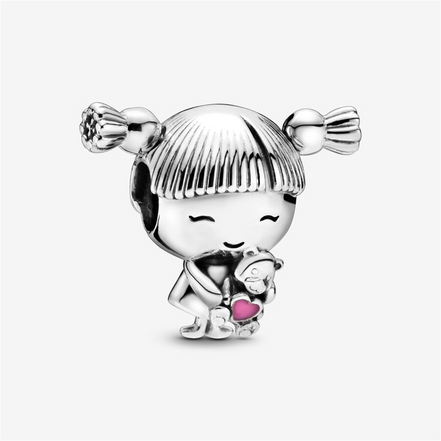 Pandora Moments Little Girl Silver Charm