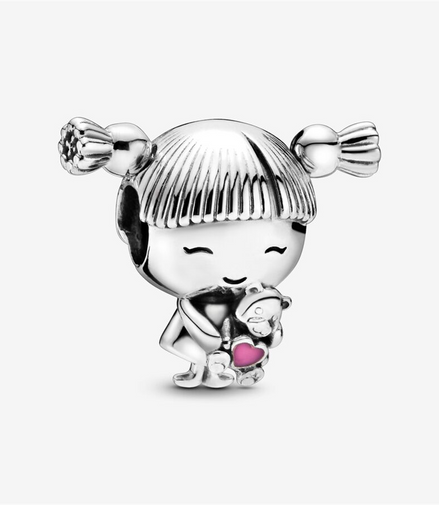 Pandora Moments Little Girl Silver Charm