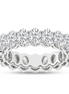 Revelation 14K White Gold 5 CTW Oval Cut Eternity Band