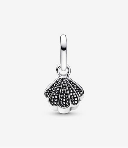 Pandora Sparkling Shell Mini Dangle Charm
