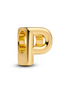 Pandora Letter P Alphabet Gold-Plated Charm