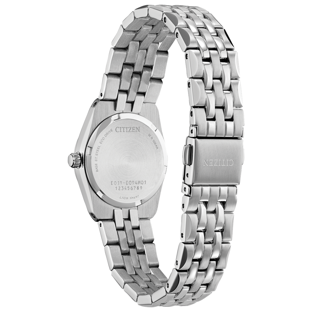 Citizen Ladies Corso Diamond Accent Taupe Dial Stainless Steel Bracelet Watch