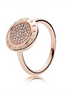 Pandora Rose Signature Ring Size 7.5
