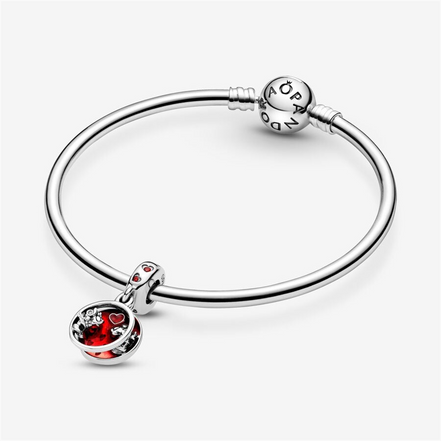Pandora Disney Mickey Mouse & Minnie Mouse Love and Kisses Dangle Charm