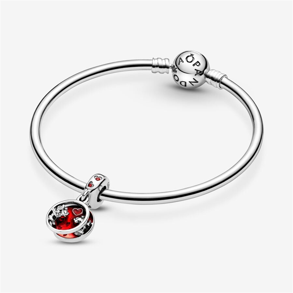Pandora Disney Mickey Mouse & Minnie Mouse Love and Kisses Dangle Charm