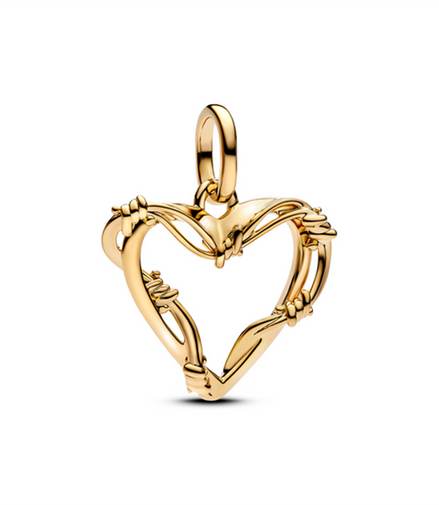 Pandora ME/Moments Wire Heart Dangle Charm